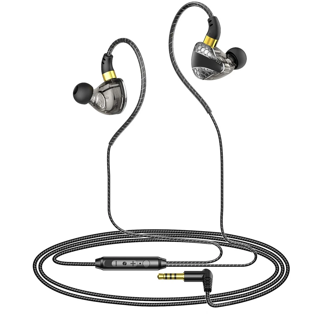 KNOXX Wired dual-driver in-ear monitors
